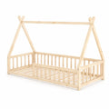 Kinderhausbett Kiefernholz Natur 200x90 cm