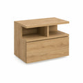 Nachttisch aus MDF mit Eichenfurnier 50x40x55 cm