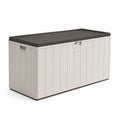 Kunststoff Aufbewahrungsbox Polypropylen Beige/Schwarz